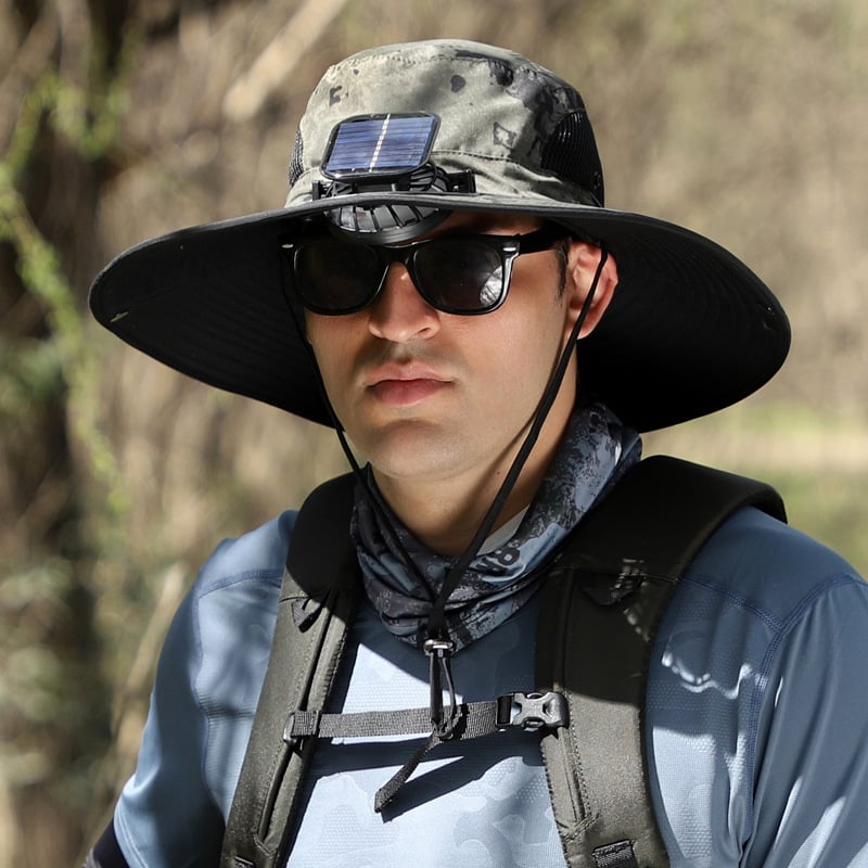 🎁 2026 NEW 3-Fan Solar Cooling Hat – The Father's Day Gift He'll Actually Use 🌬️☀️
