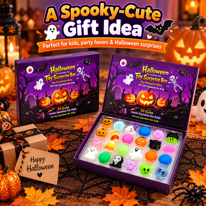 🎃24-Piece Halloween Squishy Surprise Box