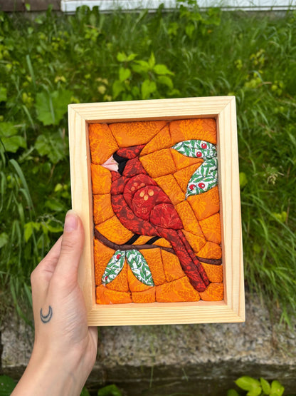 🧵 DIY Kinusaiga Fabric Art Kit – No-Sew Japanese Textile Craft with Nature-Inspired Designs