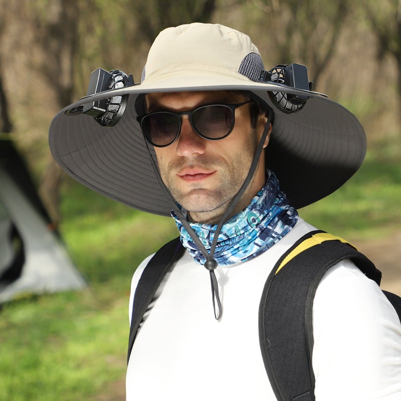 🎁 2026 NEW 3-Fan Solar Cooling Hat – The Father's Day Gift He'll Actually Use 🌬️☀️