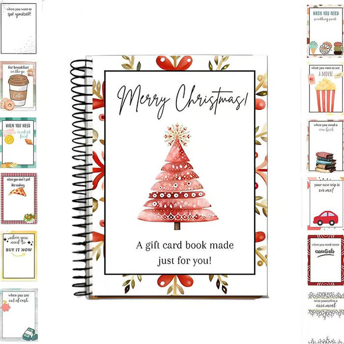 ✨Christmas Promotion 49% OFF -🎁DIY Spiral Bound Christmas Gift Card Album Book
