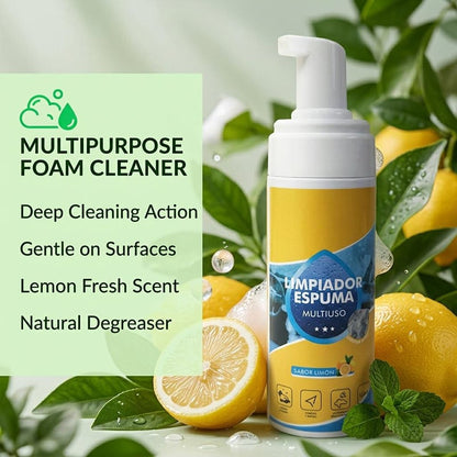 😍4-in-1 Multi-Enzyme Foam Cleaner - Deep Clean Car, Kitchen, Bathroom & Sofa