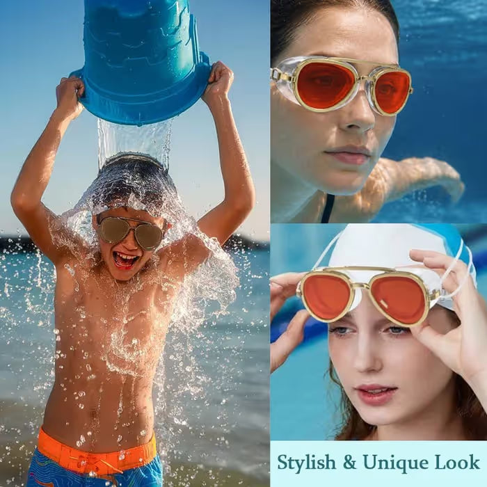 🌞LIMITED-TIME 50% OFF - 😎✨ SummerVibe Reflective Swim Goggles