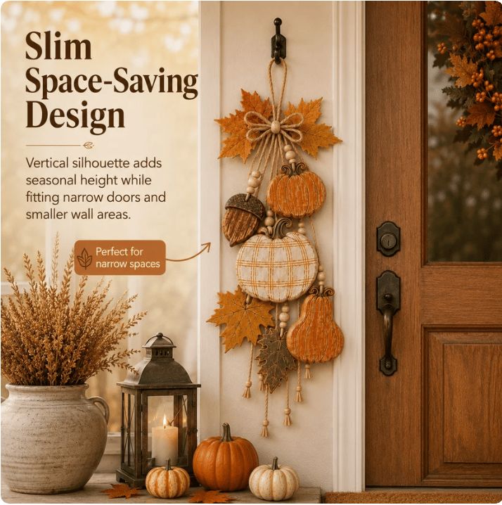 🔥LAST DAY 43% OFF - 🎃Rustic Harvest WoodenDoor Hanger