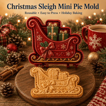 🎅16-Design Christmas Mini Pie Molds- 3D Printed Fidget & Baking Tools for Winter Party Treats & Gifts