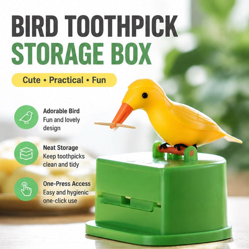 🌞LIMITED-TIME 50% OFF - 😆Super fun woodpecker toothpick holder