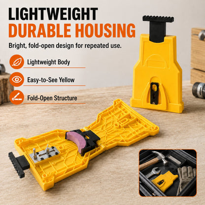 Sharpen Your Chainsaw On-The-Spot – No Removal Needed!