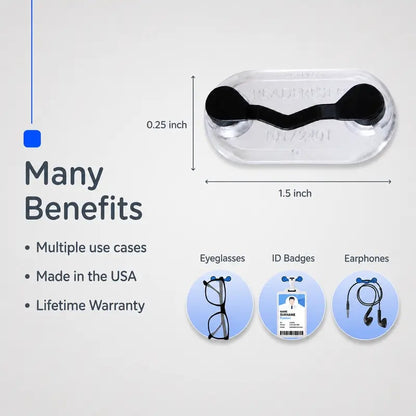 💥Buy 1 get 2 free 🔥Magnetic Eyeglass Holder - Stainless Steel Glasses Clip for Shirts & Pockets