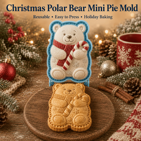 🎅16-Design Christmas Mini Pie Molds- 3D Printed Fidget & Baking Tools for Winter Party Treats & Gifts