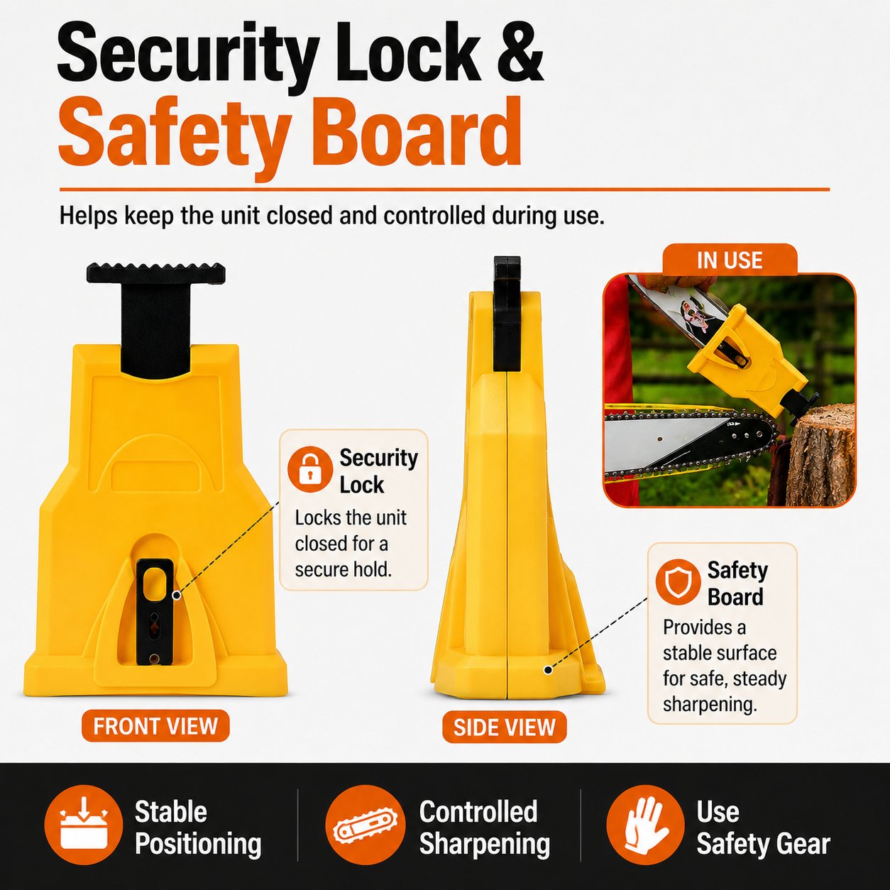 Sharpen Your Chainsaw On-The-Spot – No Removal Needed!
