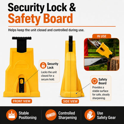 Sharpen Your Chainsaw On-The-Spot – No Removal Needed!