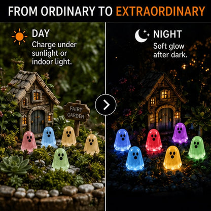💥 LAST DAY 50% OFF👻 Glow-in-the-Dark Mini Ghosts – 8-Colour Halloween Mix