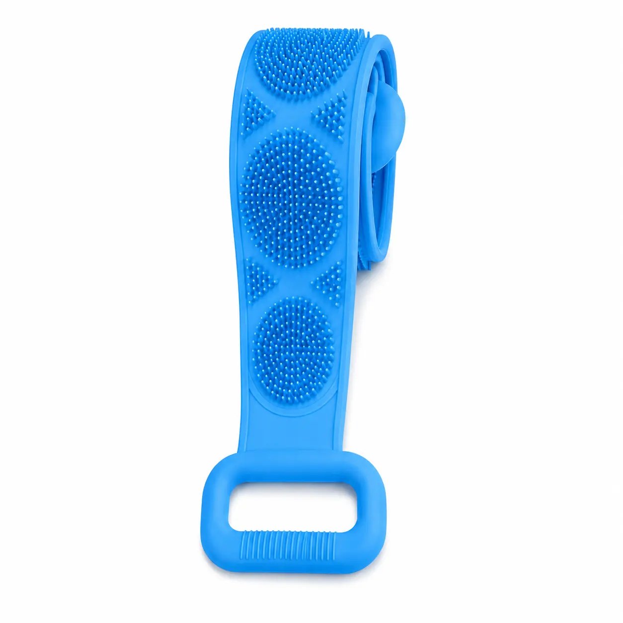 2-Pack Silicone Exfoliating Back Scrubber & Bath Brush with Handles