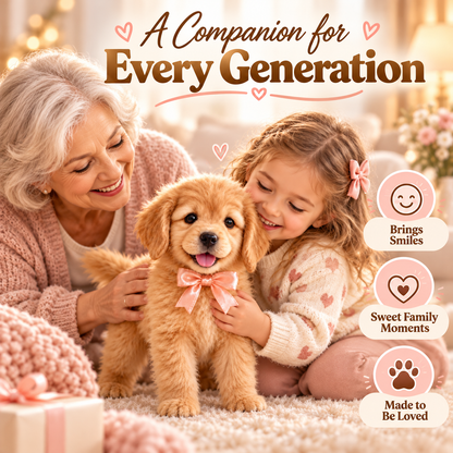 🎄 49% OFF – Realistic Robot Golden Retriever Puppy