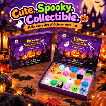 🎃24-Piece Halloween Squishy Surprise Box