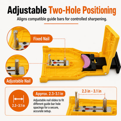 Sharpen Your Chainsaw On-The-Spot – No Removal Needed!