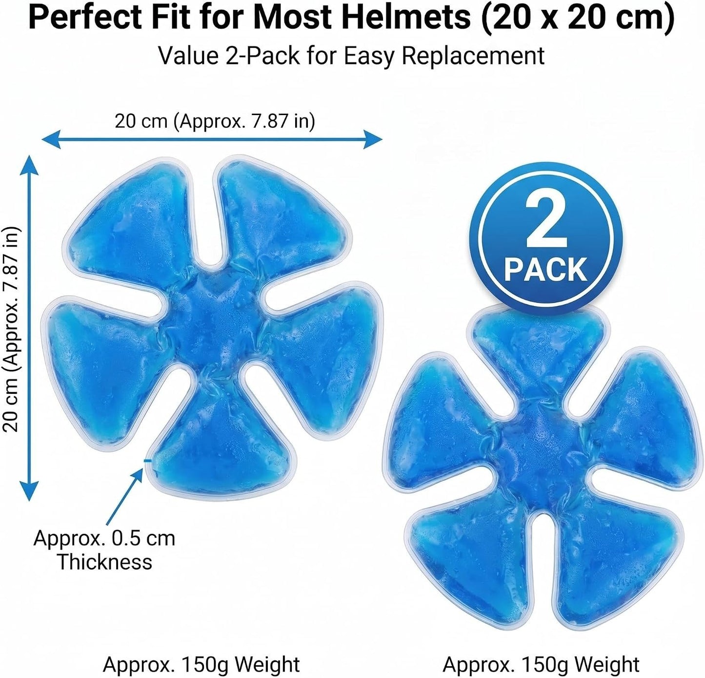 Ice Pack for Hard Hat(2PCS)