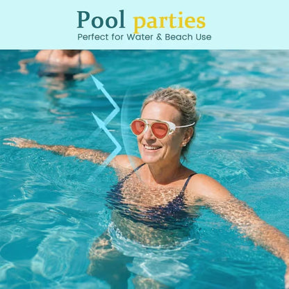🌞LIMITED-TIME 50% OFF - 😎✨ SummerVibe Reflective Swim Goggles