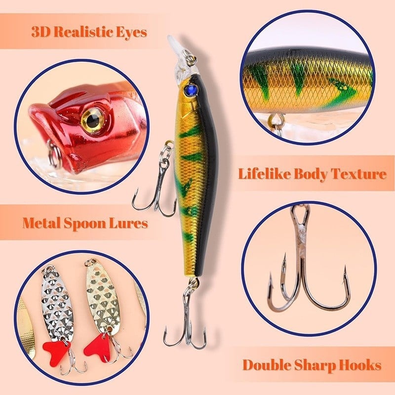🎁 Ultimate Fishing Lure Mystery Gift Box 🎄