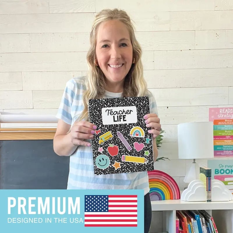 🍎 Undated Teacher Planner 2026–2027 | Weekly & Monthly Classroom Organizer for Lesson Planning, Scheduling & Teacher Productivity