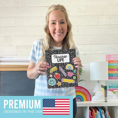 🍎 Undated Teacher Planner 2026–2027 | Weekly & Monthly Classroom Organizer for Lesson Planning, Scheduling & Teacher Productivity