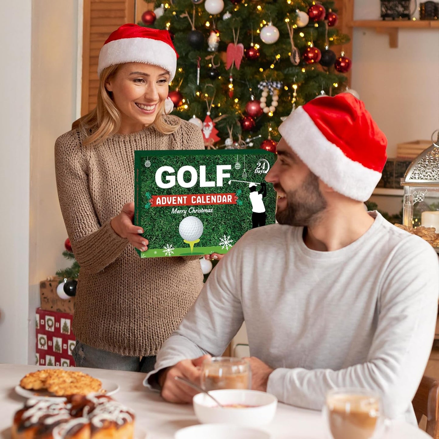 🔥CHRISTMAS SALE 50% OFF!✨24PCS Christmas Golf Advent Calendar