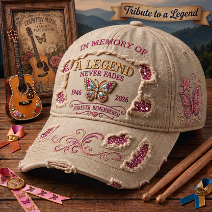 🦋✨Legacy Butterfly Tribute Cap | ❤️ A Timeless Keepsake Full of Memories