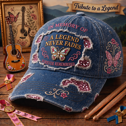 🦋✨Legacy Butterfly Tribute Cap | ❤️ A Timeless Keepsake Full of Memories