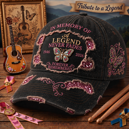 🦋✨Legacy Butterfly Tribute Cap | ❤️ A Timeless Keepsake Full of Memories