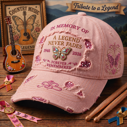 🦋✨Legacy Butterfly Tribute Cap | ❤️ A Timeless Keepsake Full of Memories