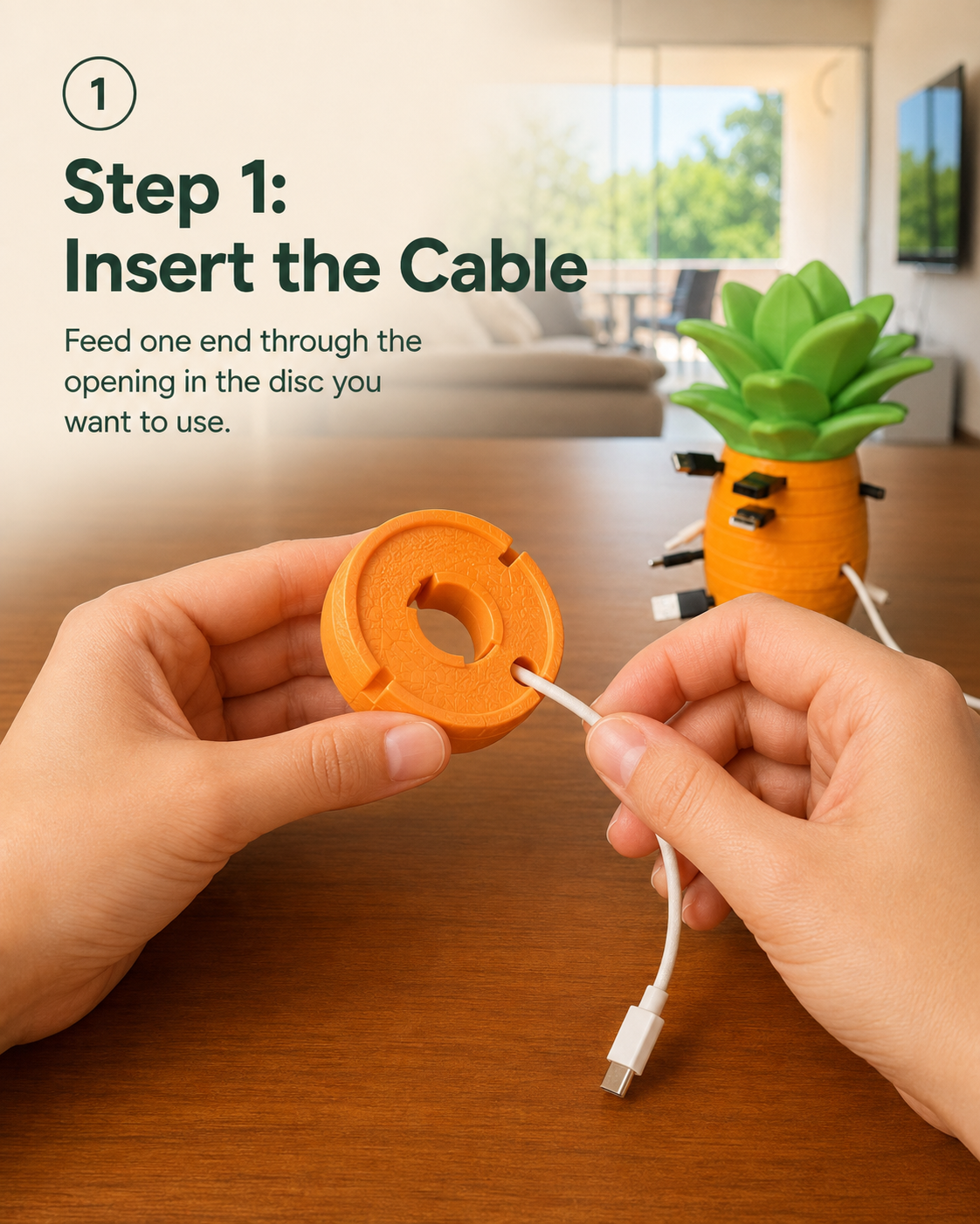 Pineapple Cable Organizer