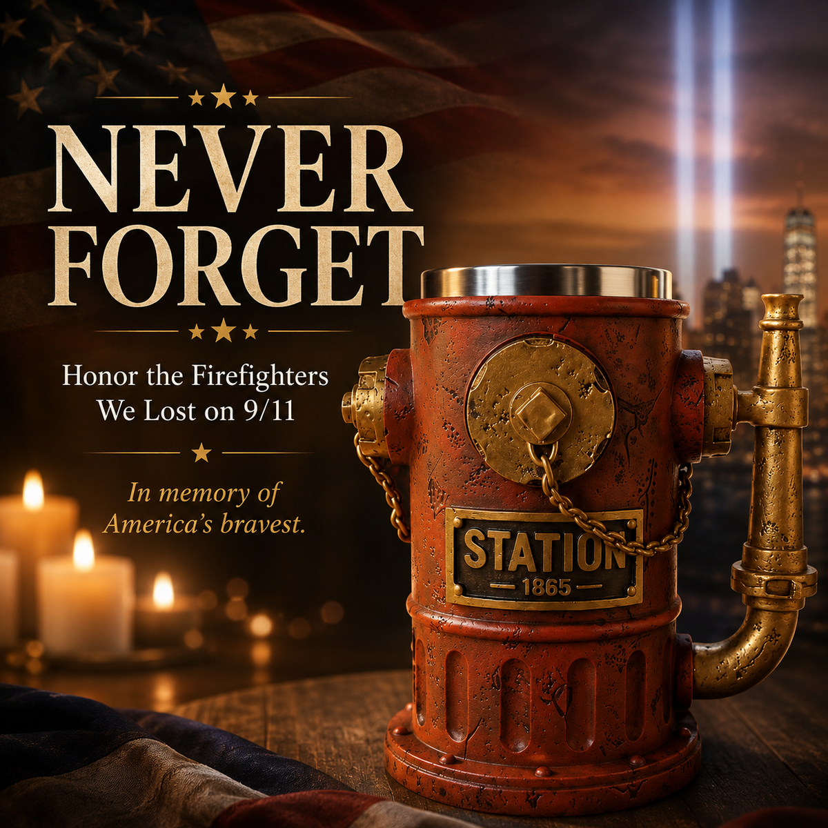 🔥 Limited Time 49% OFF - 🚒 Firefighter Hydrant Mug – A Tribute To Courage, Sacrifice & America’s Heroes