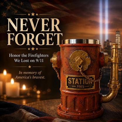 🔥 Limited Time 49% OFF - 🚒 Firefighter Hydrant Mug – A Tribute To Courage, Sacrifice & America’s Heroes