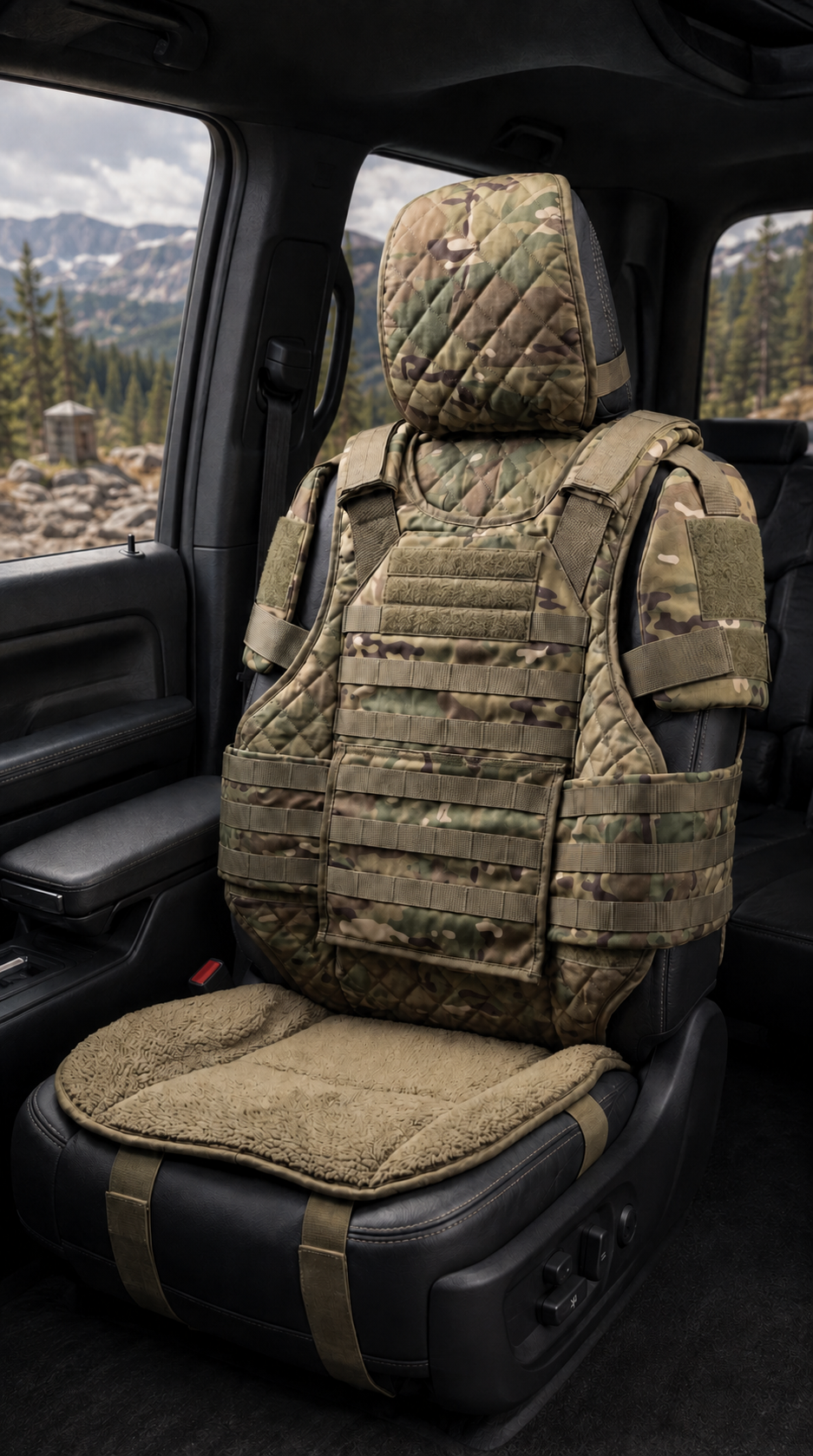 🚙Rugged Truck Seat Cover – Tactical Storage, Seat Protection & All‑Day Comfort - FREE SHIPPING