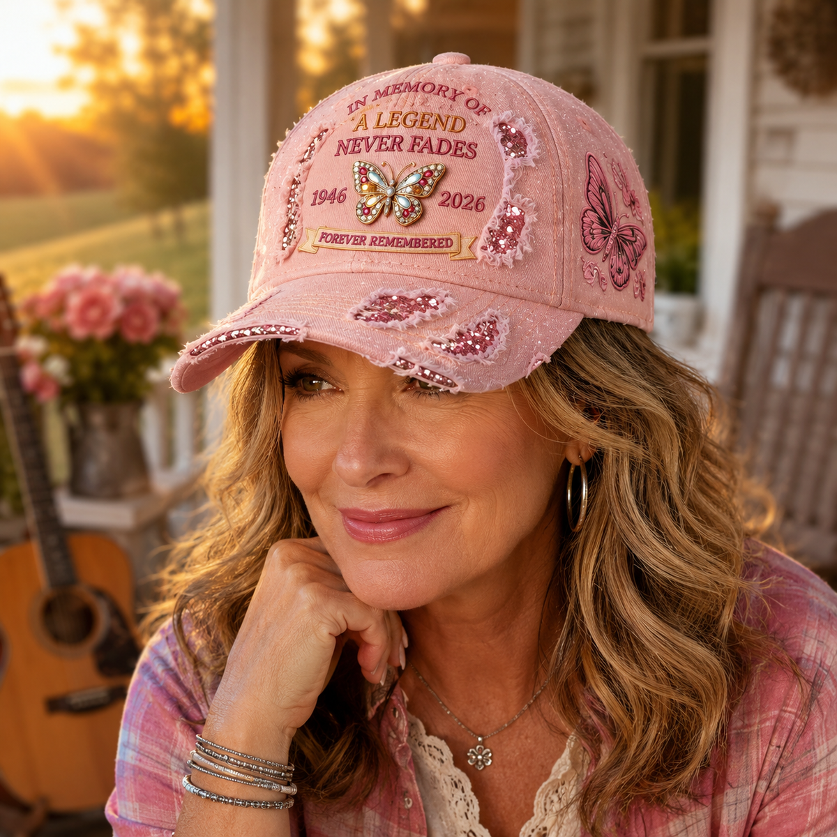 🦋✨Legacy Butterfly Tribute Cap | ❤️ A Timeless Keepsake Full of Memories