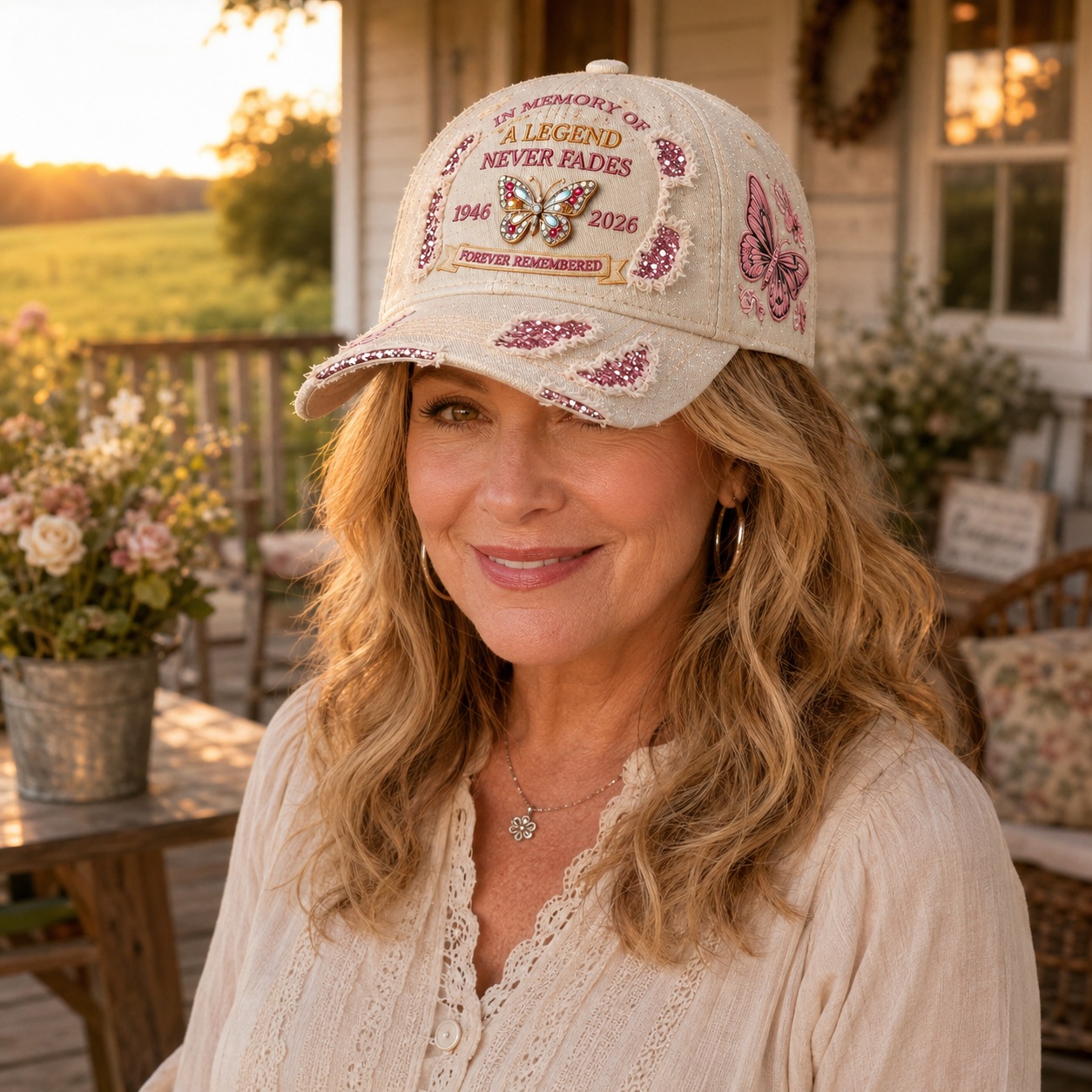 🦋✨Legacy Butterfly Tribute Cap | ❤️ A Timeless Keepsake Full of Memories