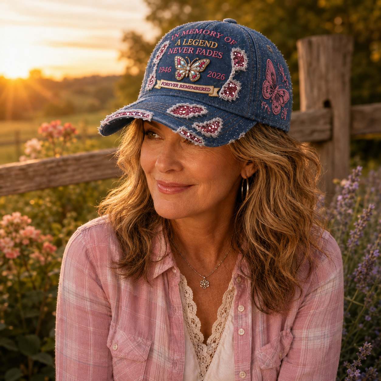 🦋✨Legacy Butterfly Tribute Cap | ❤️ A Timeless Keepsake Full of Memories