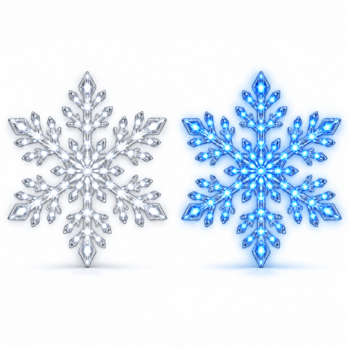 ❄️LED Snowflake Wall Light Set – Magical Winter Wall Decor