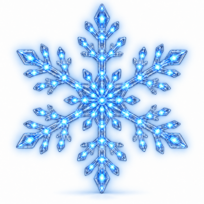 ❄️LED Snowflake Wall Light Set – Magical Winter Wall Decor