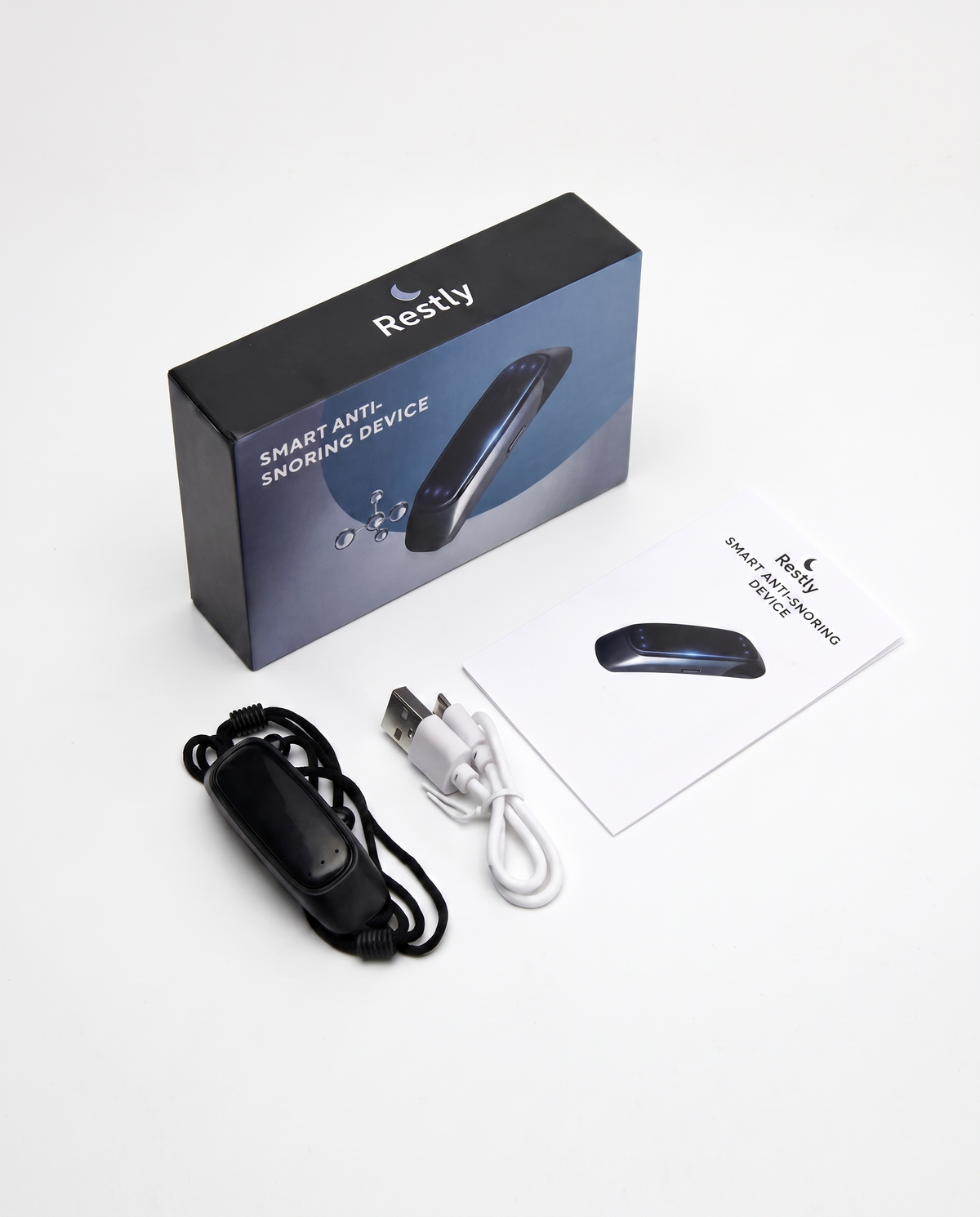 Smart Snore-Response Sleep Device – Gentle Vibration Night Support
