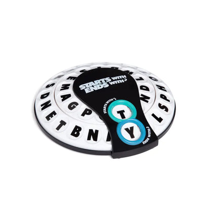 Starts With Ends With Word Game - Family Board Game with Spinner and Tokens