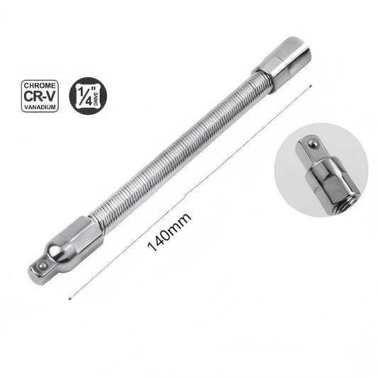 🔧👨‍🔧Flexible Socket Extension Rod, Bendable Wrench Extender for Auto Mechanics