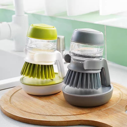 🔥 LAST DAY 49% OFF -🧽Soap Dispenser with Dish Brush and Storage Bracket