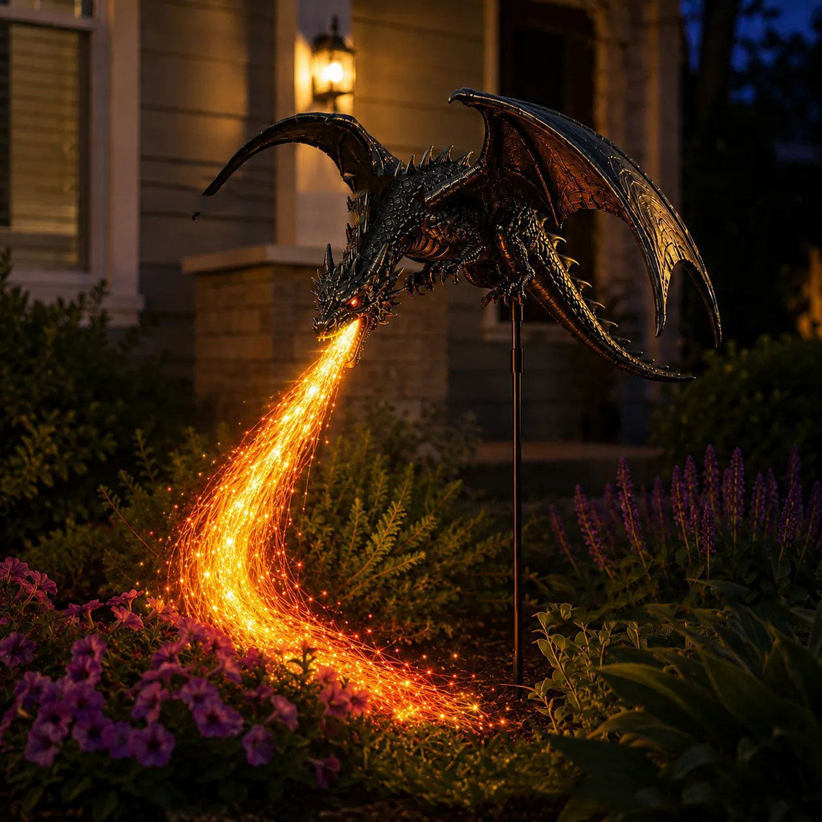⏳ Last Day 49% OFF🐉2027 Dragon’s Ember Solar Garden Decor