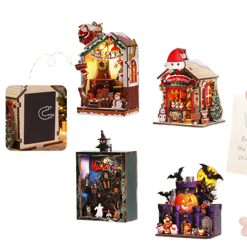 DIY Fridge Magnets - Christmas & Halloween Series