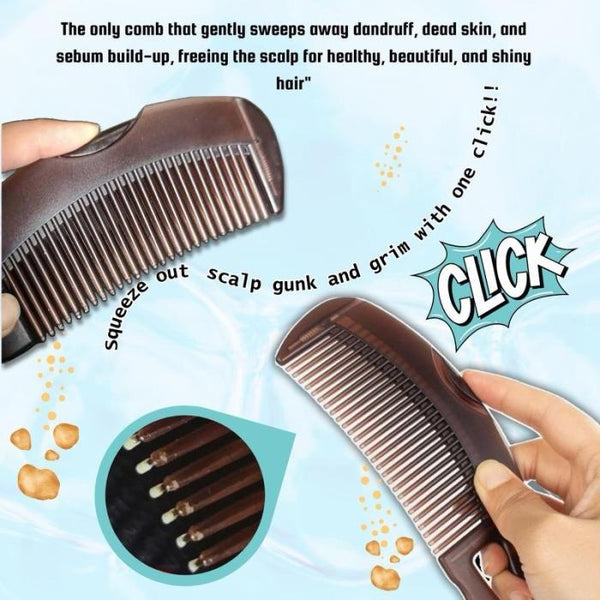 Detox Comb-Dandruff Scalp Hair Combs for Women/Men/Kids