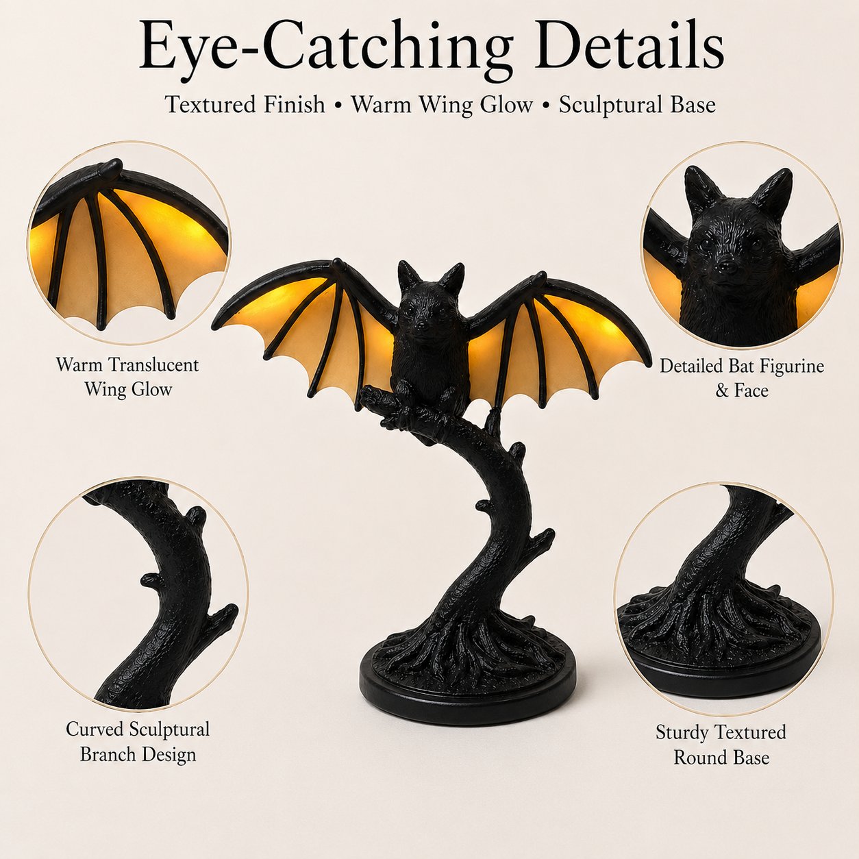 🦇Halloween Bat LED Night Light