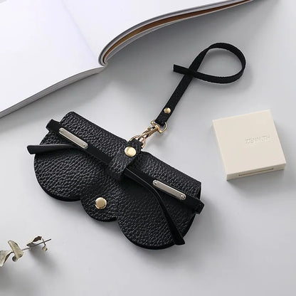 ✨Soft PU Leather Sunglasses Bag👓️