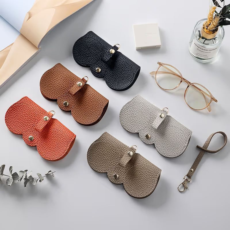 ✨Soft PU Leather Sunglasses Bag👓️