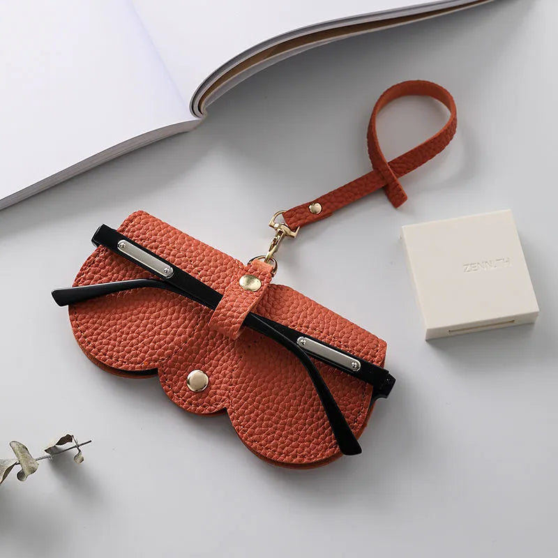 ✨Soft PU Leather Sunglasses Bag👓️